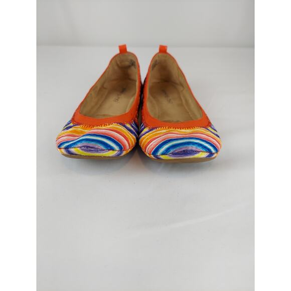 Bandolino Edina Women's Ballet Flat Striped Multi Color Flat 6.5 - Picture 3 of 7